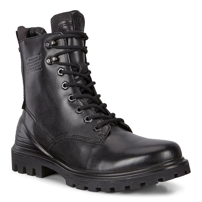 Botas Ecco Tredtray Para Hombre,Negras,192748-SIO